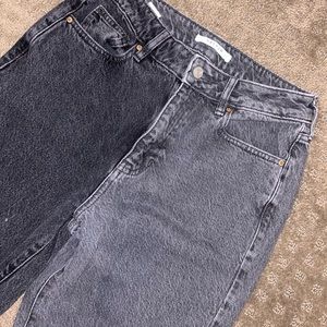 Two toned black denim PacSun denim